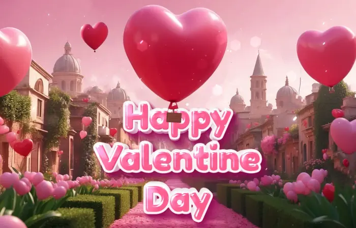 Happy Valentine's Day 3D Animation Slideshow